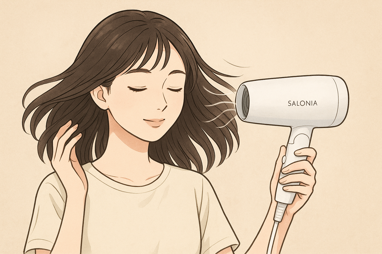 サロニア スピーディー イオンドライヤーの口コミ評判をレビュー！大風量なのに速乾じゃないって本当？