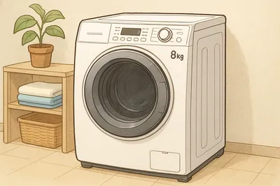ヤマダセレクト 洗濯機 口コミ 8kgをレビュー！静音性と脱水の評判はどう？
