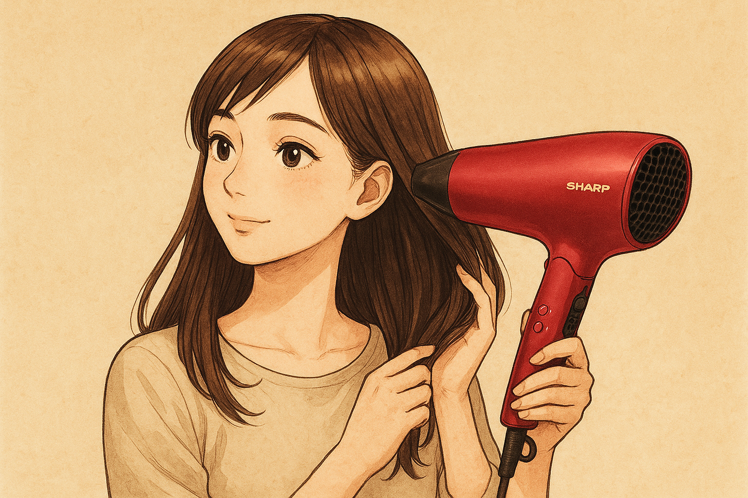 シャープ ドライヤー 口コミ 901をレビュー！速乾と美髪効果は本当？音・お手入れも確認