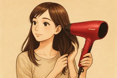 シャープ ドライヤー 口コミ 901をレビュー！速乾と美髪効果は本当？音・お手入れも確認