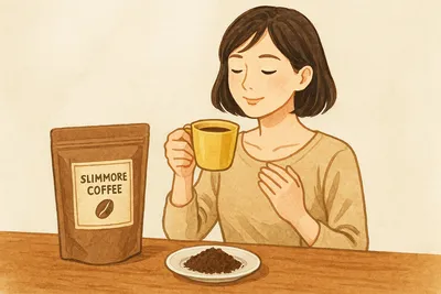 スリモアコーヒー 980円 口コミ評判をレビュー！お試しの内容・味・効果感はどう？