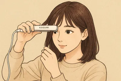コイズミ 8560 口コミ 前髪をレビュー！USB給電のミニアイロンはお直しに便利？