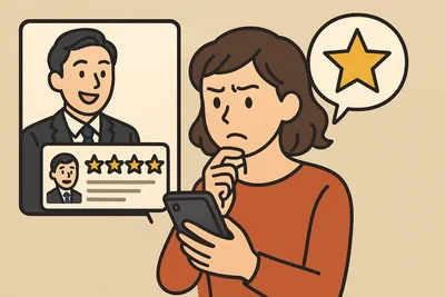 怪しい口コミ 見分け方 星5を徹底解説！高評価レビューは本当？4つの軸で見抜くコツ