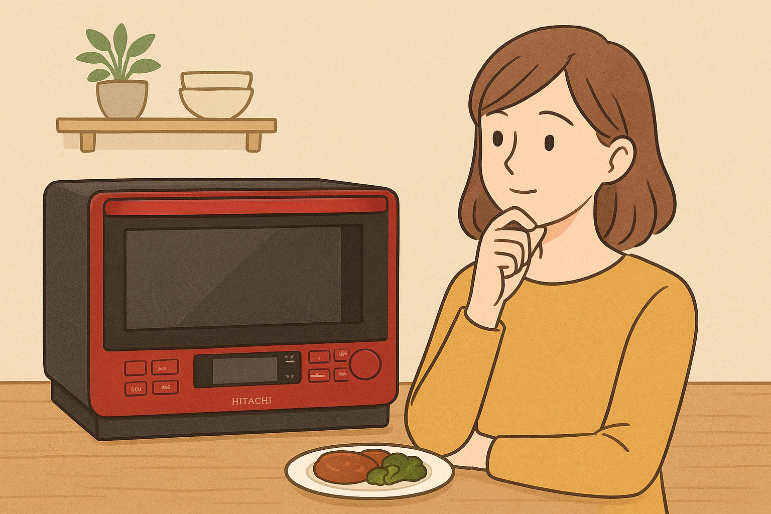 日立ヘルシーシェフ口コミ評判をレビュー!自動メニューとお手入れは便利?焼きムラは気になる?